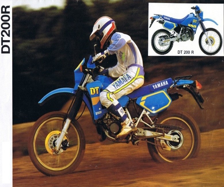 Carenature in plastica moto Yamaha dt125r fino al 2003, parafango posteriore e anteriore, portafaro, soffietti forcella para mani universale 